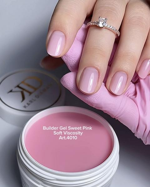 Builder Gel Sweet Pink Soft Viscosity Karl Diamant 100 ml